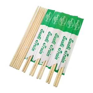 Best Quality Wholesale Price Custom Logo Print Round Bamboo Chopsticks thumbnail-1