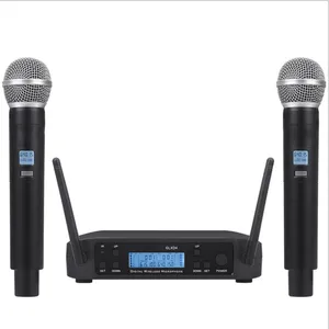 Professional Handheld Wireless Mic FM Stage Professional Performance Microfone GLXD4 Wireless Microphone for Shure thumbnail-1
