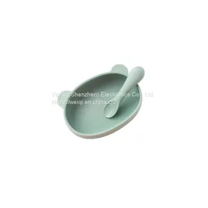 Weiqi Manufacture Silicone Baby Plate Bowl With Spoon thumbnail-3