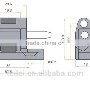 Ce Rohs FL221-1 Hot Sell Feilei Factory China Zinc Alloy Concealed Hinge thumbnail-5