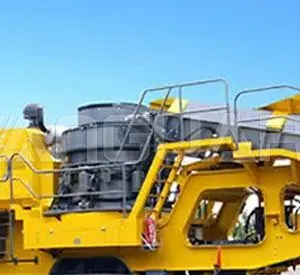 Factory Price Mobile Cone Crusher Aggregate Stone Rock Lime Crushing Plant thumbnail-1