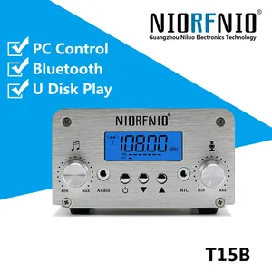 NIO-T15B Desktop FM Tuning Broadcast, High-Quality Audio, Bluetooth PC Control, USB thumbnail-1