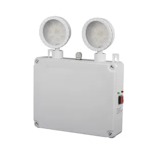 IP65 Waterproof Double Heads Emergency Light 2×3W Duration 3 Hours thumbnail-2