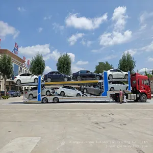 Export Semi-trailer Galvanized Semi-trailer Russian Sedan thumbnail-1