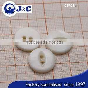 2 Holes White River Shell Buttons With Logo Customize thumbnail-2