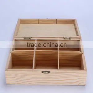 Latest Wooden Box for Food Pine Food Wooden Packaging Boxes Wooden Storage Box for Gift thumbnail-1