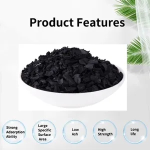 Natural Apricot Kernel Activated Carbon | Custom Sizes for VOC Removal & Gas Masks thumbnail-1