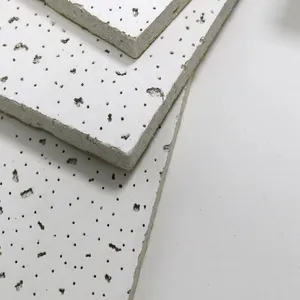 Easy Clean Wall Cladding Acoustic Panel Building Material Ceiling Panel Mineral Fiber Panel Ceiling Covering Ceiling Decoration thumbnail-4
