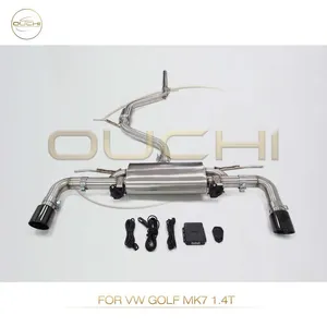 SS304 Exhaust System Catback for Volkswagen R36/Golf GTE MK7/golf MK7/Golf MK7 GTI/ Golf MK8 Muffler With Tips High-performance Car Exhaust Parts thumbnail-3