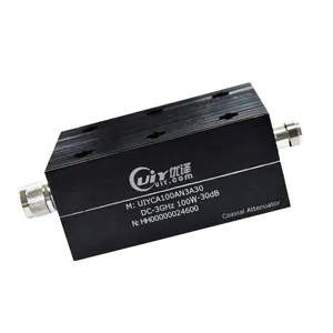 Durable 100W DC-3GHz N-Type RF Coaxial Attenuator for Telecommunication & Test Equipment thumbnail-1