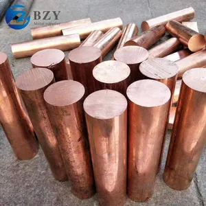 C10100 C11000 C12000 Customized Size 99.99% Pure Round Copper Bars Best Quality thumbnail-4