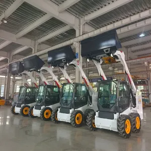 Skid Loader Export Version Diesel Electric Multi-function Seat Skid Steer Loader thumbnail-3