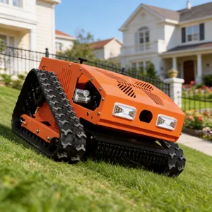 Robot Mower Zero Turn Mower Remote Control Lawn Mower 550mm Cut 35 Degree Slope 4km/h Speed for Vineyard Terrace thumbnail-1
