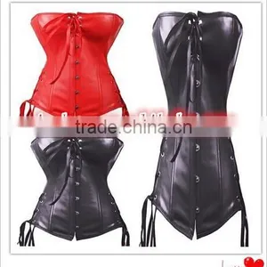 Leather Open Hot Sex Women Photo Leather Corset thumbnail-1