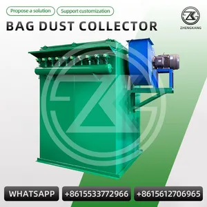 Pulse Jet Bag Filter Baghouse Dust Collector Industrial Dedusting Equipment For Workshop Dust Pollution Control ISO thumbnail-1