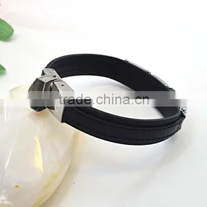China Jewelry Wholesales Leather Fashion Bracelet thumbnail-6