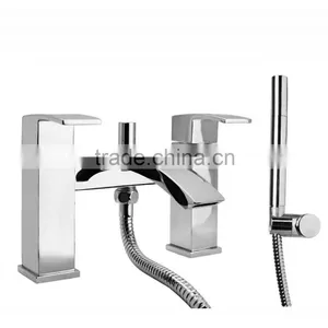 Bathroom Bath Waterfall Mixer Filler Tap Tub & Shower Faucets thumbnail-2