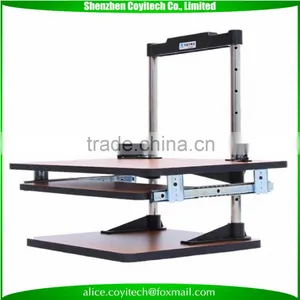 Wooden Computer Standing Desk Sit to Stand Lift Desk Top for Computer/laptop thumbnail-3