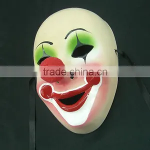 Interesting Plastic Comedy Jester Masque For Man Ball Hand Painted thumbnail-1