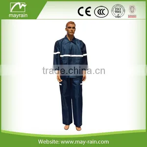Men's Strong PVC/polyester Heavy Duty Rain Suits Overall thumbnail-1