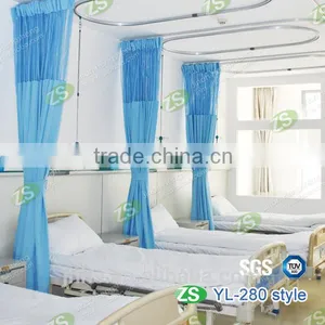 New Design Polyester Antibacterial Fireproof Hospital Medical Curtain thumbnail-5