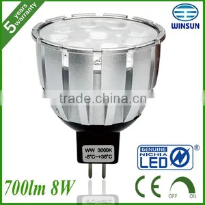 French China Led Light 8W 12VDC/AC GU5.3 MR16 thumbnail-1
