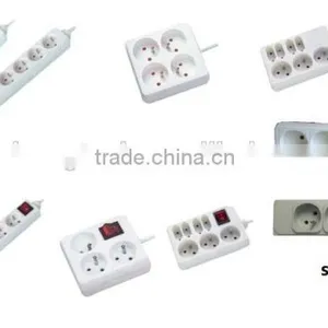 5way Normal French Socket Power Strip Surge Protector thumbnail-2