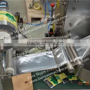 Automatic Double Filter Small Tea Bag Packing Machine Price With Thread and Tag Shanghai Factory thumbnail-3