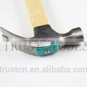 Green Wooden Handle American Claw Hammer HM1058 thumbnail-6