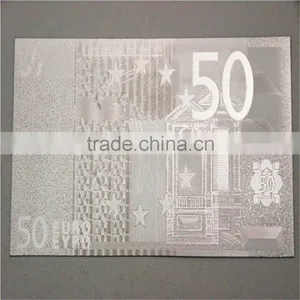 Silver Foil Notes Euro 50 Banknotes thumbnail-1