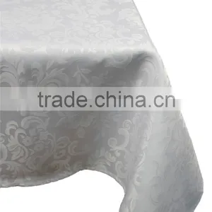 100% Polyester Cheap Jacquard Tablecloth thumbnail-4