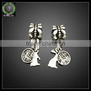 Wholesale Metal Animal Pendants Watch Shape Jewelry Accessories Alloy Pendant Charms thumbnail-1
