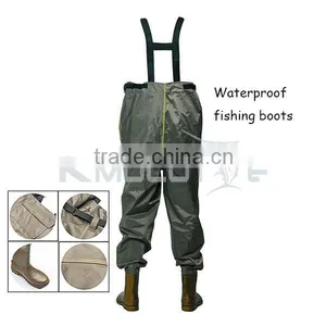 Kmucutie CHN-81250N Quality Nylon Fabric Fishing Wader Pants thumbnail-1