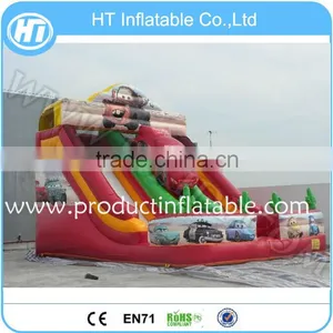 New Design Inflatable Cars Theme Bouncer Castle Inflatable Slide For Children Outdoor Playground thumbnail-3