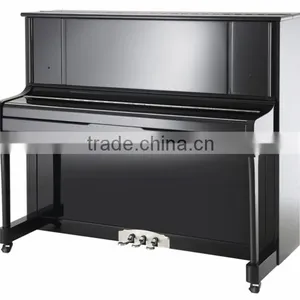 Schumann (K4-122) Black Upright Piano Musical Instruments thumbnail-1