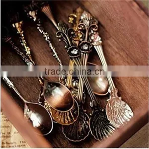 M014 Manufacture Wholesale Retro Fashion Coffee Spoon thumbnail-1