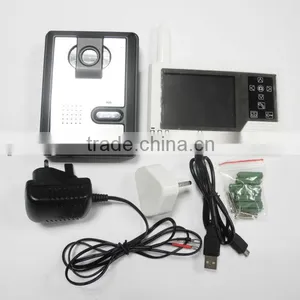 Wireless 3.5 Inch Color Display Multi Apartments Video Intercom System thumbnail-2
