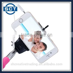 New Monopod Cable Take Pole Selfie Stick for Mobile Phones thumbnail-6