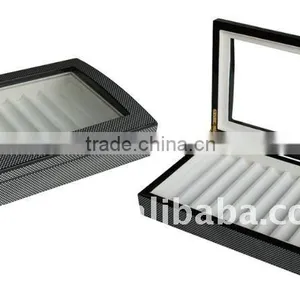Wooden Pen Box With Carbon Fiber thumbnail-1