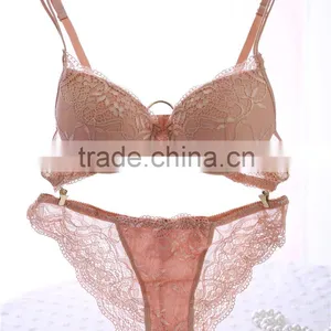 Fancy Beautiful Young Girls Lady Lace Sexcy Underwear Bra Set thumbnail-3