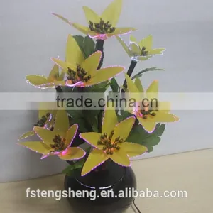 LED Optical Fiber Optic Color Changing Flower Light for Occasion thumbnail-1