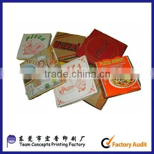 2014 New Design Corrugated Paper Pizza Box With Holes thumbnail-1