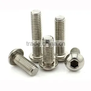 Pan Head Hex Socket Screw Stainless Steel Round Head Hex Socket thumbnail-2