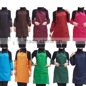 2014 New Product Cheap Promotional Soft Kitchen Plastic Aprons for Adults thumbnail-1