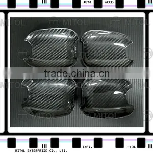 For Subaru WRX 2014- Carbon Fiber Car Door Handle Insert Door Handle Shell thumbnail-2