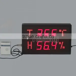 6 Digit 2.3 Inch Temperature Humidity Monitor thumbnail-1