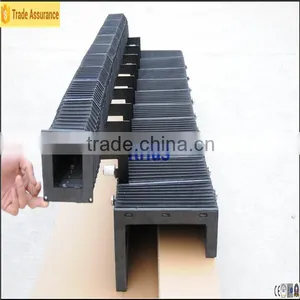 Nylon Accordion Rubber Bellows CNC Retractable Shield thumbnail-4