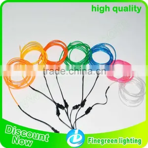 Electroluminescent Wire,2015 Finegreen Lighting Best Selling 2.3mm el Wire thumbnail-4