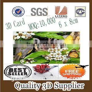 Guangzhou Lifeng Latest New Style Handmade Christmas Card,wedding Card,3D Card thumbnail-1