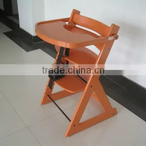 Wooden Baby High Chair thumbnail-1